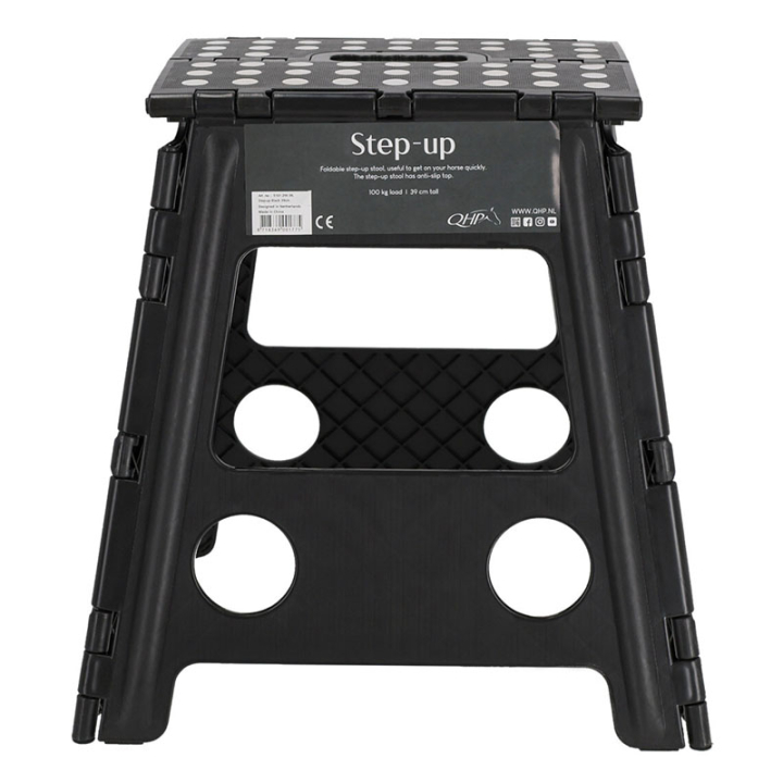 Tabouret pliant Step-Up Noir dans le groupe Écurie & Pré / Matériel pour l'écurie / Tabourets d'écurie & Tabourets de monte chez Equinest (5101ZW39BA)