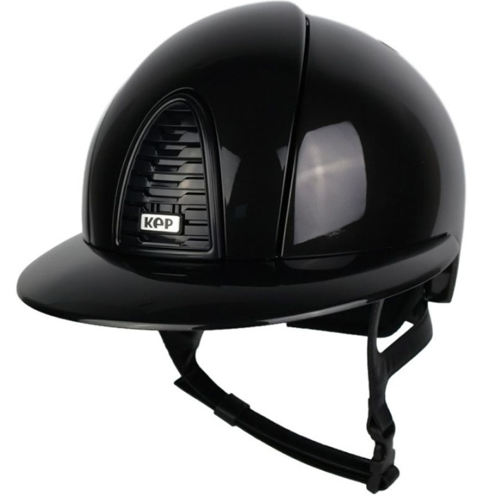 Casque d'équitation Cromo 2.0 Shine Polo Noir/Noir dans le groupe Équipement d'équitation / Casque d'équitation / Visière solaire chez Equinest (51090212020002BABA_r)