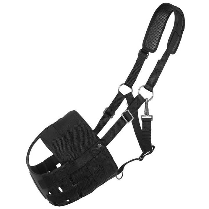 Réducteurs de pâturage Nostrils Noir dans le groupe Écurie & Paddock / Enclos / Muselière pour chevaux chez Equinest (5153ZW1BA_r)