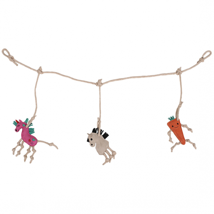 Jouet pour chevaux Crochet de box en Daim dans le groupe Écurie & Pré / Jouets pour chevaux chez Equinest (5191)