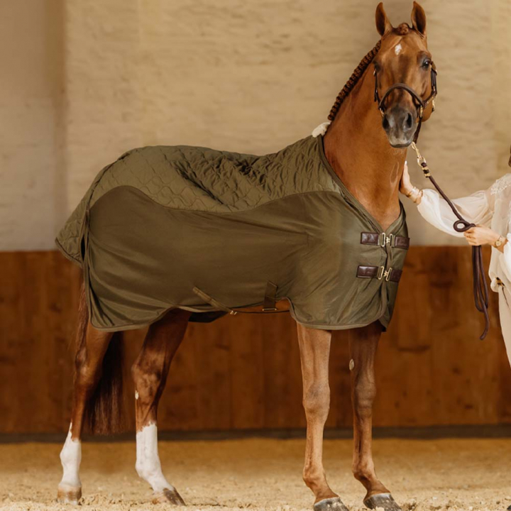 Couverture extérieure Transport Combo Cooler Fleece Vert dans le groupe Couvertures cheval / Couvertures rafraîchissantes chez Equinest (52128PGN_r)