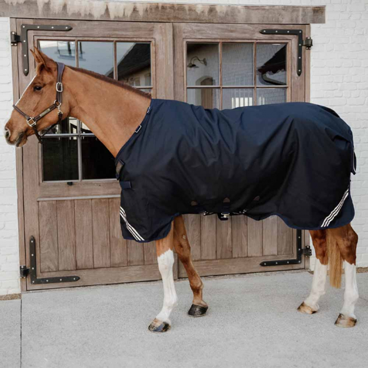 Couverture extérieure All Weather Waterproof Comfort 0g Bleu Marine dans le groupe Couvertures cheval / Couvertures d'extérieur / Couvertures imperméables cheval chez Equinest (52191NA_r)