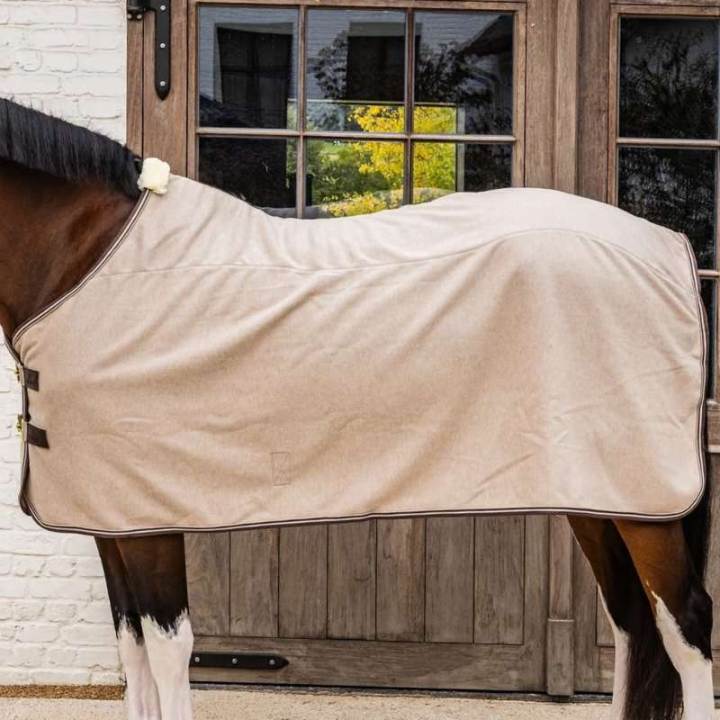Couverture polaire Heavy Melange Beige dans le groupe Couvertures cheval / Couverture polaire & séchante chez Equinest (5224332125BE_r)