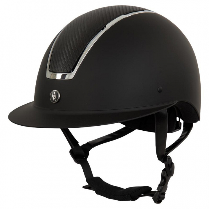 Casque d'équitation Omega Painted Noir/Chrome dans le groupe Équipement d'équitation / Casque d'équitation / Visière solaire chez Equinest (541032BA)
