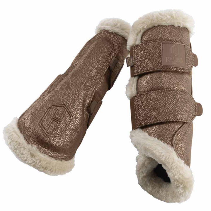 Protège-boulets Stingray Fauxfur Heritage Beige dans le groupe Équipement cheval / Protections des Membres / Guêtres fermées & Guêtres de dressage chez Equinest (555057863070BE_r)