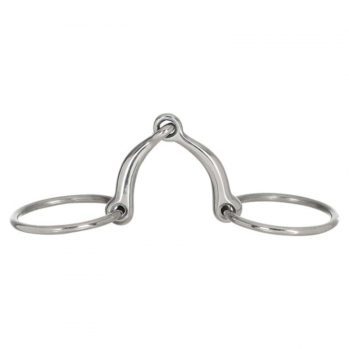 Mors à simple brisure Anur avec anneaux mobiles dans le groupe Équipement cheval / Mors / Mors de filet chez Equinest (55582SI)