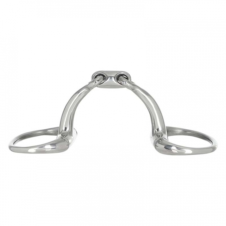 Mors double brisure Anir avec anneaux fixes dans le groupe Équipement cheval / Mors / Mors à olives chez Equinest (55591SI)