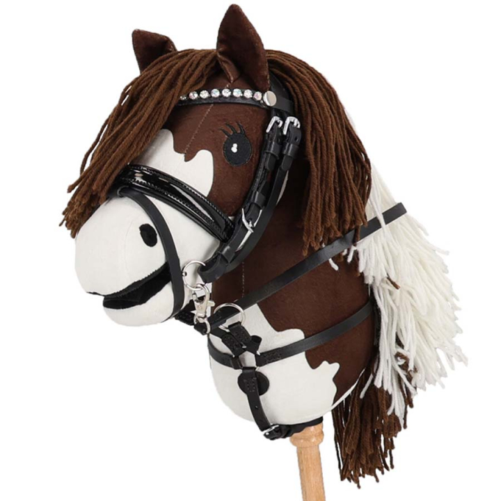 Martingale pour Cheval-bâton Noir dans le groupe Chevaux-bâtons & Chevaux jouets / Équipement pour cheval-bâton chez Equinest (5617ZW0BA)