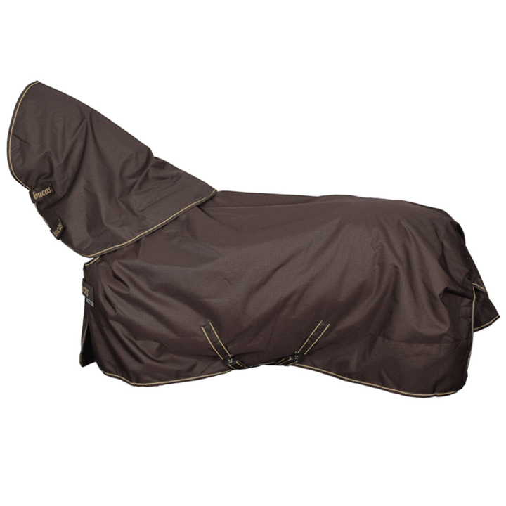 Couverture extérieure avec cou Irish Turnout 150g Marron dans le groupe Couvertures cheval / Couvertures d'extérieur chez Equinest (5641511BR_r)