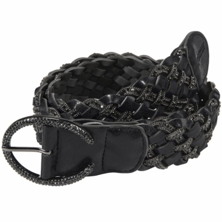 Ceinture Braided Stone Noir dans le groupe Vêtements d'équitation / Accessoires / Ceintures chez Equinest (58210030BA_r)