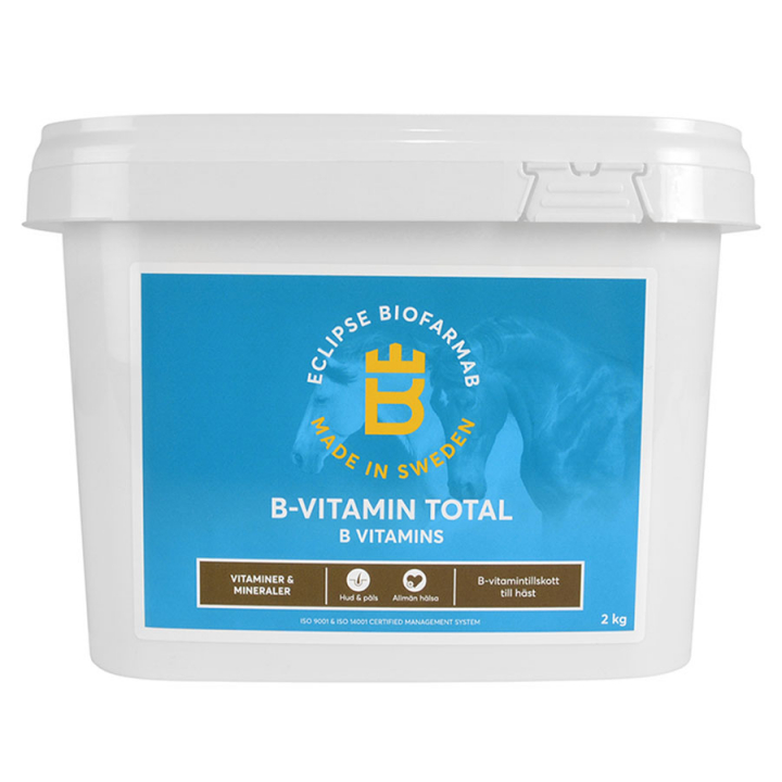 Vitamine B Totale 2 kg dans le groupe Compléments alimentaires / Compléments alimentaires pour chevaux / Peau & Pelage chez Equinest (600984-2KG)