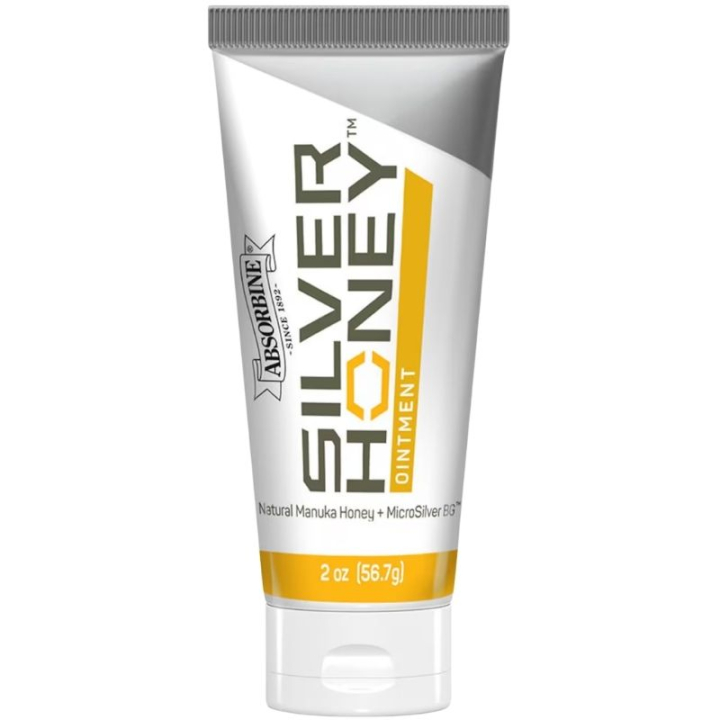Pommade Miel Argent 56.6g   dans le groupe Produits de soins / Soins des blessures & onguents / Pommades cicatrisantes chez Equinest (602112)