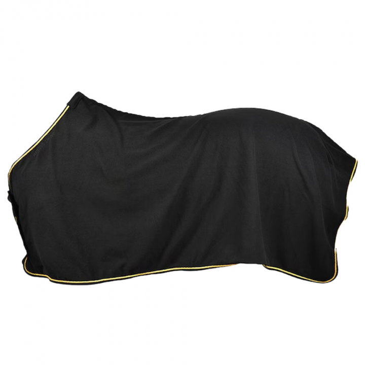 Couverture polaire HS Platta Noir/Or dans le groupe Couvertures cheval / Couverture polaire & séchante chez Equinest (602165BAGO_r)