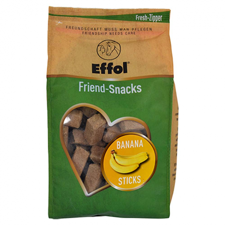 Friandises pour chevaux Friend-Snacks Banane 1kg dans le groupe Produits de soins / Friandises pour chevaux chez Equinest (602268BA-1000)