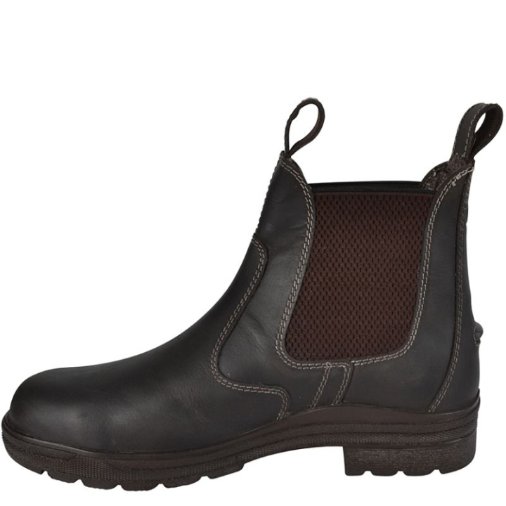 Boots d’équitation HS Leather Steel Toe Marron dans le groupe Boots, Bottes & Chaps / Boots d'équitation chez Equinest (602704BR_r)