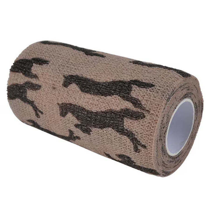 Bandage auto-adhésif Flex HS Élastique Chevaux Marron dans le groupe Produits de soins / Soins des blessures & onguents / Pansements pour plaies chez Equinest (602962BR)