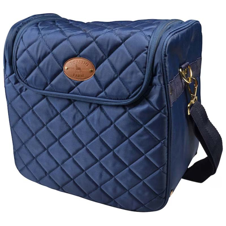 Sac de toilettage Quilted Bleu Marine dans le groupe Produits de soins / Brosses et étrilles chez Equinest (603260NA)