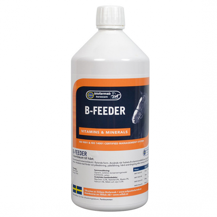 B-Feeder Liquide dans le groupe Compléments alimentaires / Compléments alimentaires pour chevaux / Peau & Pelage chez Equinest (603408)