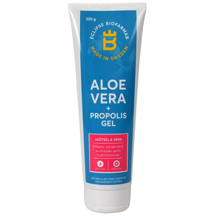 Pommade pour plaies Aloe Vera + Propolis Gel 250g dans le groupe Produits de soins / Soins des blessures & onguents / Pommades cicatrisantes chez Equinest (603413-250)