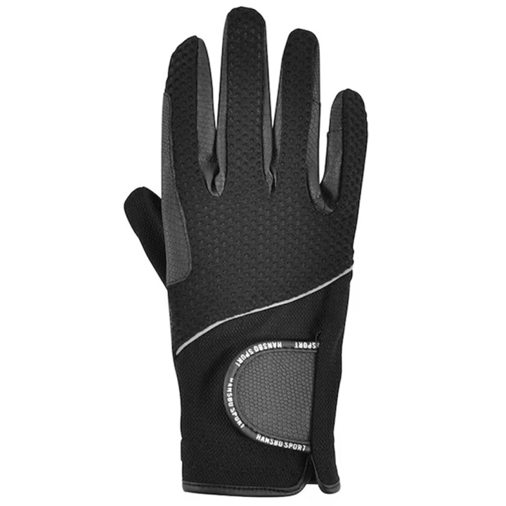 Gants d'équitation HS Mesh Touch Noir dans le groupe Vêtements d'équitation / Gants chez Equinest (603438BA_r)