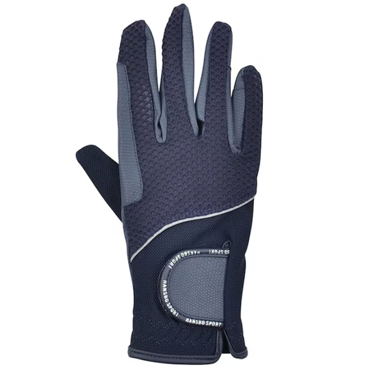 Gants d'équitation HS Mesh Touch Bleu Marine dans le groupe Vêtements d'équitation / Gants chez Equinest (603443NA_r)