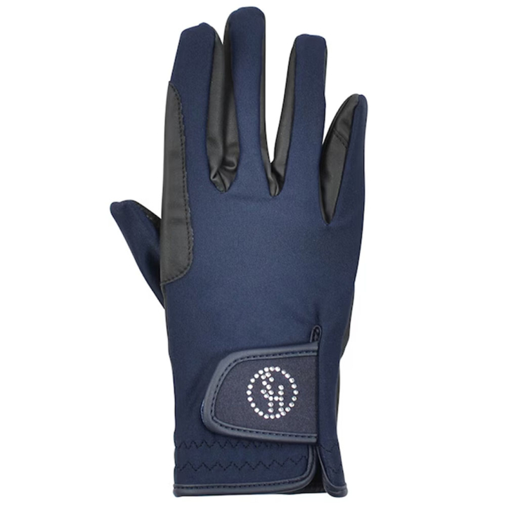 Gants d'équitation HS Diamond Touch Bleu Marine dans le groupe Vêtements d'équitation / Gants chez Equinest (603453NA_r)