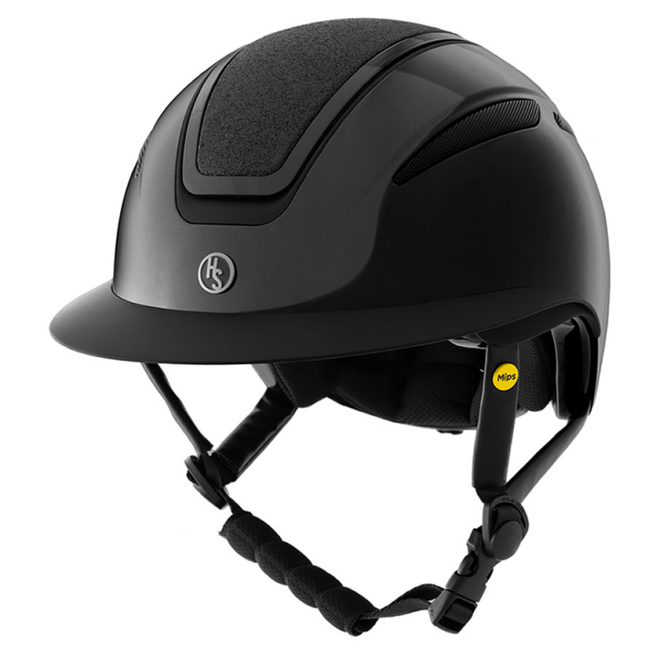 Casque d'équitation HS MIPS Air Shiny Noir dans le groupe Équipement d'équitation / Casque d'équitation / Casques MIPS chez Equinest (603595BA)