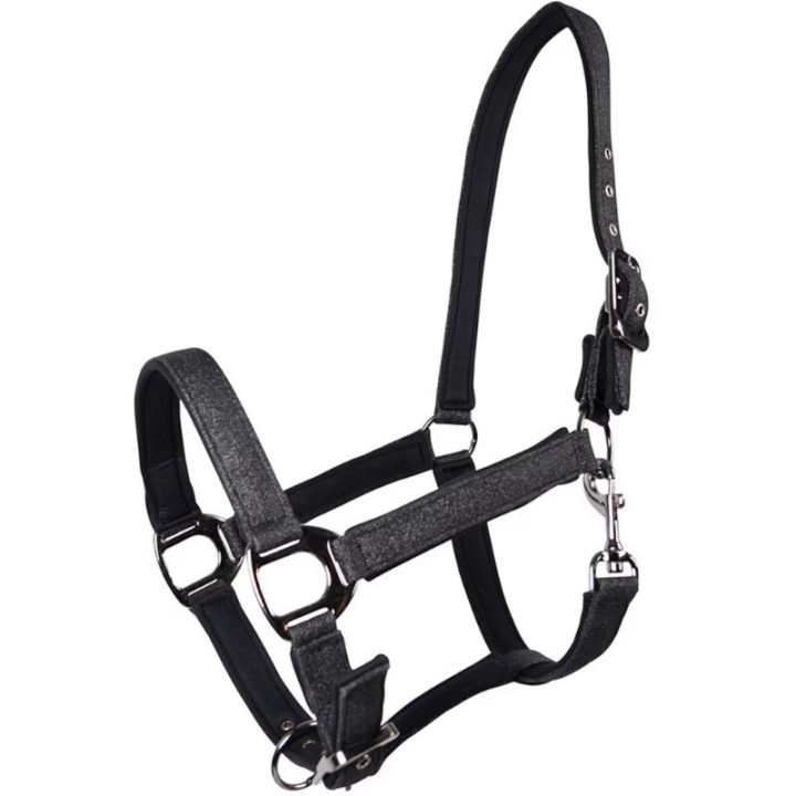 Licol HS Tindra Noir dans le groupe Équipement cheval / Licols / Longes en tissu et en nylon chez Equinest (603607BA_r)