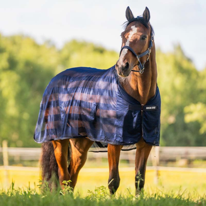 Couverture Anti-Mouches HS Mesh Bleu Marine dans le groupe Couvertures cheval / Couvertures anti-mouches & anti-eczéma chez Equinest (604097nan_r)