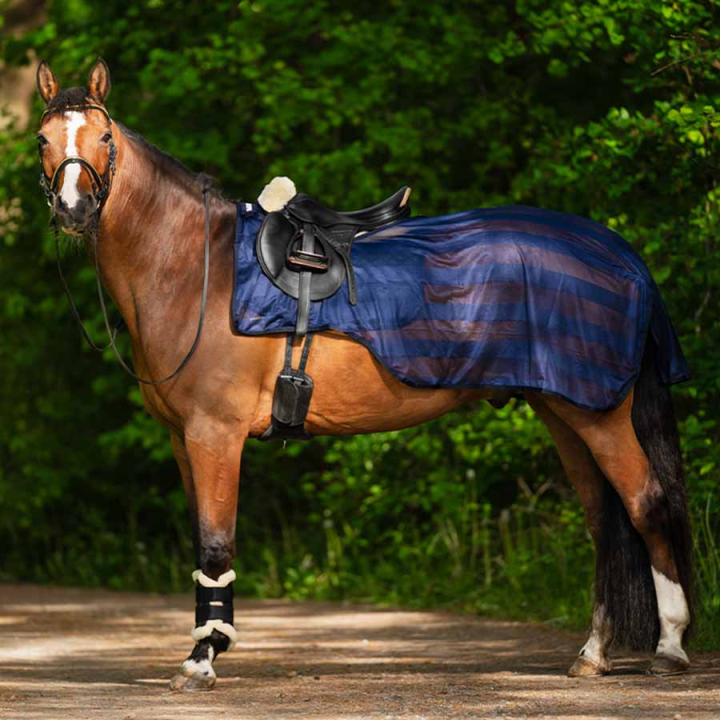 Couverture Anti-Mouches HS Mesh Bleu Marine dans le groupe Couvertures cheval / Couvertures de marcheur & couvre-reins chez Equinest (604103nan_r)