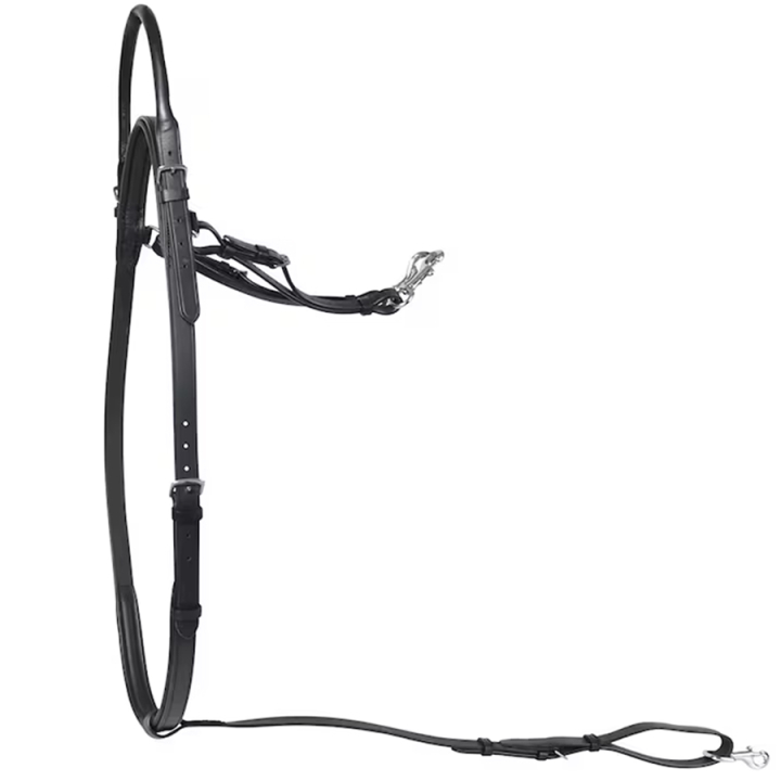 Sangle de cou avec poignée HS Noir dans le groupe Équipement cheval / Martingales & Enrênements / Colliers de chasse chez Equinest (604109BA)
