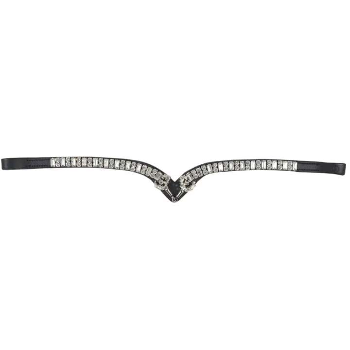 Frontal HS Mors Strass Noir dans le groupe Équipement cheval / Briderie & Frontaux / Frontaux chez Equinest (604362BA_r)