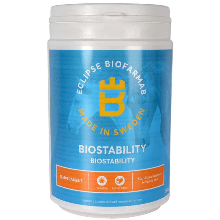 BioStability 500g dans le groupe Compléments alimentaires / Compléments alimentaires pour chevaux / Apaisant chez Equinest (604738-500)
