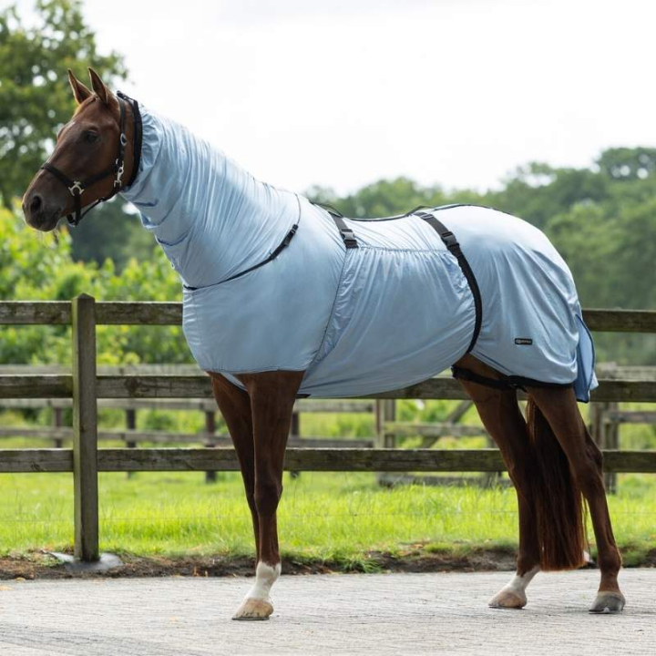 Couverture anti-démangeaisons UV-Resistant Bleu dans le groupe Couvertures cheval / Couvertures anti-mouches & anti-eczéma chez Equinest (6060SB10BL_r)