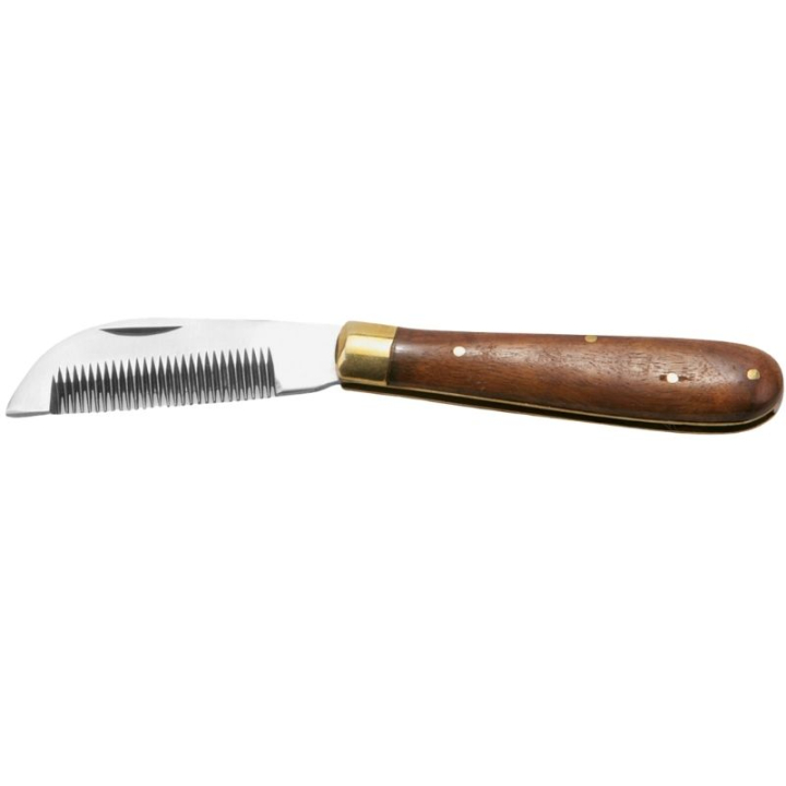 Couteau de trimming Foldable dans le groupe Produits de soins / Brosses et étrilles / Ciseaux & Couteaux de chaleur chez Equinest (608400)