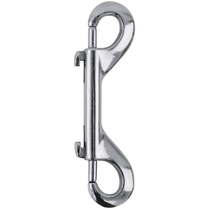 Mousqueton Double Argent dans le groupe Écurie & Pré / Matériel pour l'écurie / Crochets & Porte-manteaux chez Equinest (611811SI)
