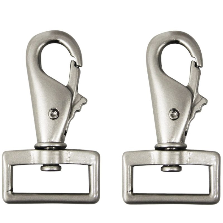 Boucles pour couvertures pour cheval Carabiner Argent dans le groupe Couvertures cheval / Accessoires pour couvertures chez Equinest (6178900SI)