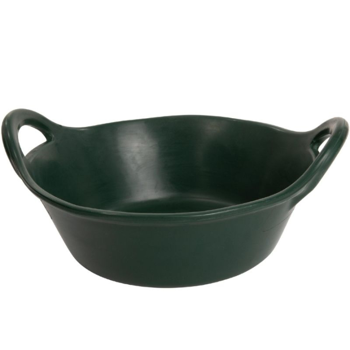 Gamelle Rubber 11L Vert Foncé dans le groupe Écurie & Pré / Matériel pour l'écurie / Matériel d'alimentation chez Equinest (620223DGN)