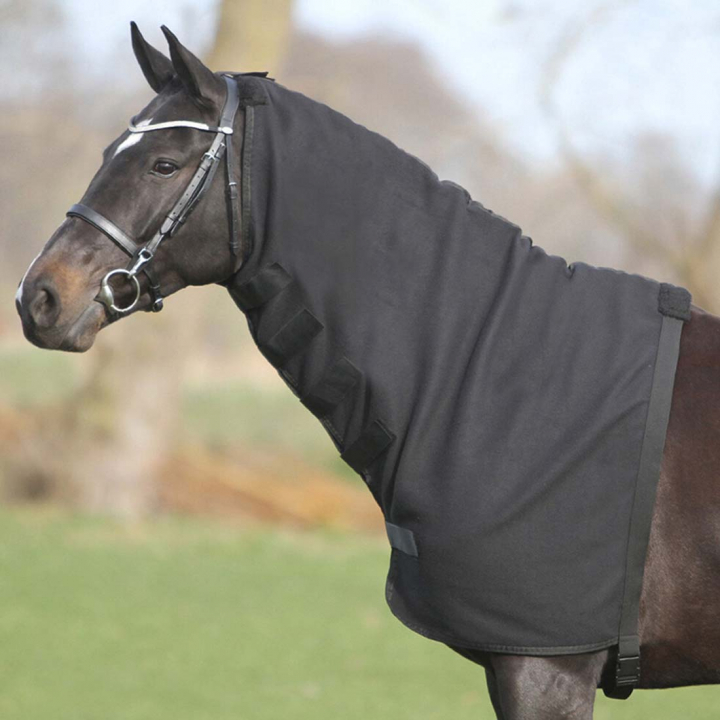 Col en polaire Loop Noir dans le groupe Couvertures cheval / Accessoires pour couvertures / Couvre-encolures chez Equinest (6220BA)