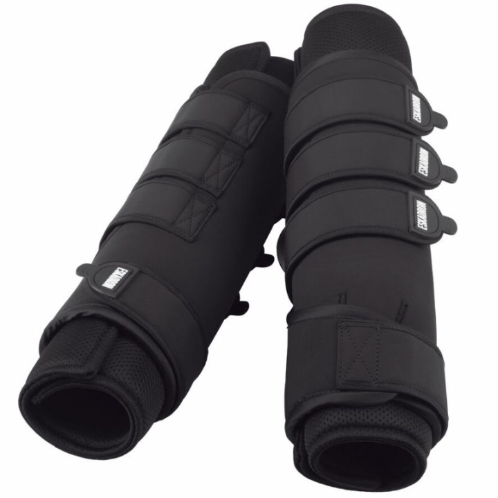 Guêtres d'écurie Pro Noir dans le groupe Équipement cheval / Protections des Membres / Protections de transport & d'écurie chez Equinest (65100062BA_r)