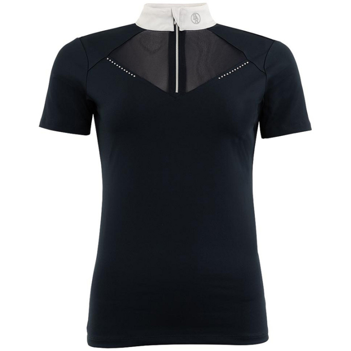 Haut de compétition Zapopan Bleu Marine dans le groupe Vêtements d'équitation / T-shirts & Hauts d'équitation / Chemises & polos de concours chez Equinest (672133L20291NA_r)