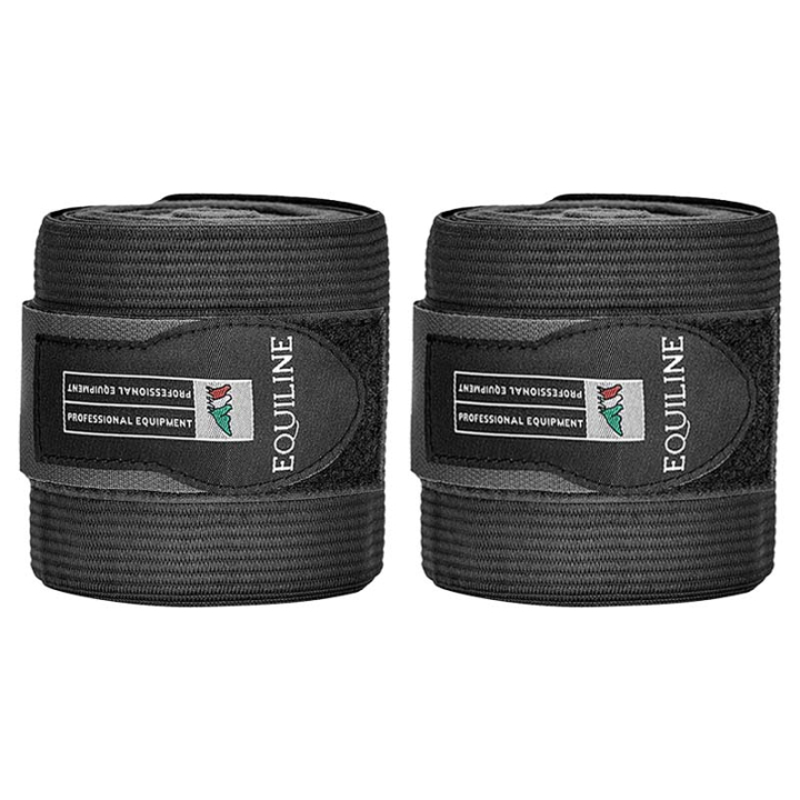 Bandages pour jambes Work Bandage Élastique/Polaires 2-pack Noir dans le groupe Équipement cheval / Protections des Membres / Bandages chez Equinest (7010063)