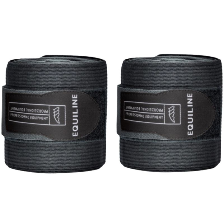 Bandages pour jambes Work Bandage Élastique/Polaires 2-pack Noir dans le groupe Équipement cheval / Protections des Membres / Bandages chez Equinest (7010063)