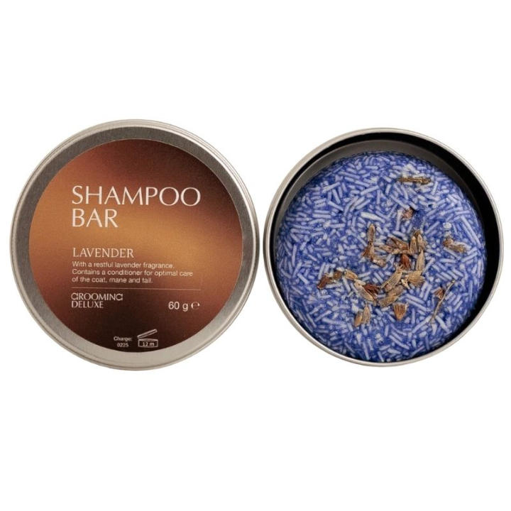 Shampoo Bar Lavender 60g dans le groupe Produits de soins / Soin du pelage / Shampoing & Après-shampoing chez Equinest (72104LAVLPU)