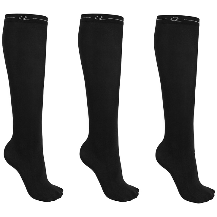 Chaussettes d'équitation Show 3-pack Noir dans le groupe Vêtements d'équitation / Chaussettes chez Equinest (7328ZW3538BA_r)