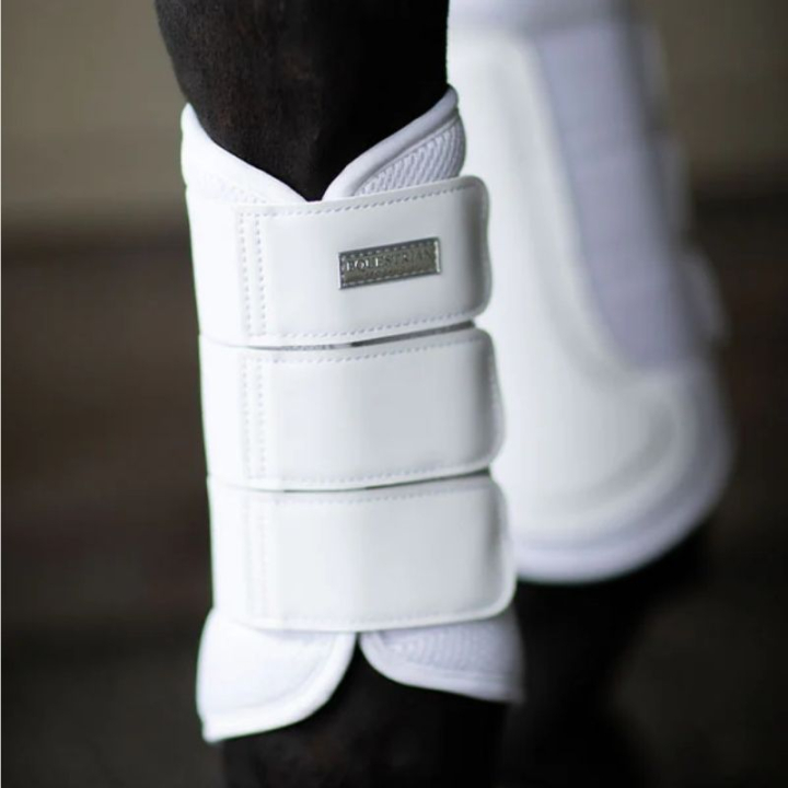 Guêtres fermées ES Classic Mesh White Perfection Silver dans le groupe Équipement cheval / Protections des Membres / Guêtres fermées & Guêtres de dressage chez Equinest (734020642844SI_r)