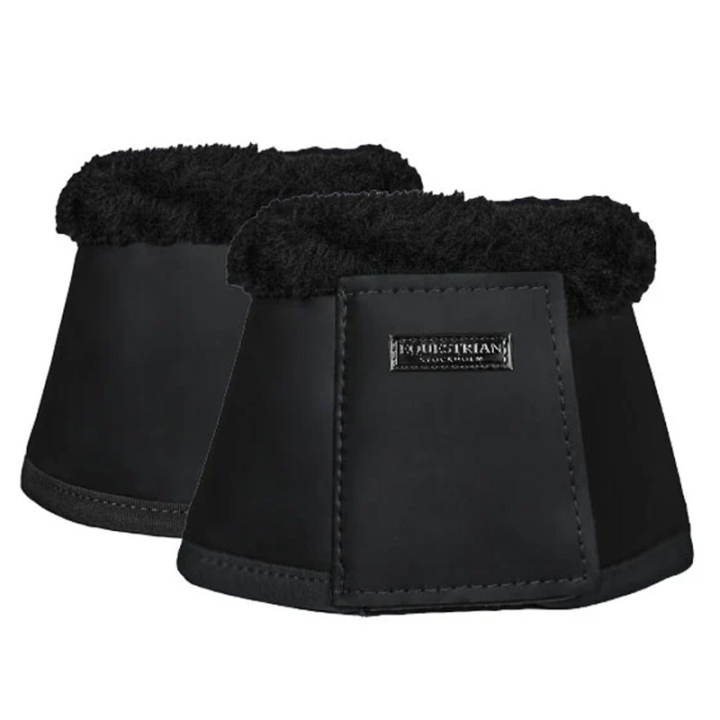 Cloches ES Faux Fur All Black dans le groupe Équipement cheval / Protections des Membres / Cloches  chez Equinest (734020643168BABA_r)