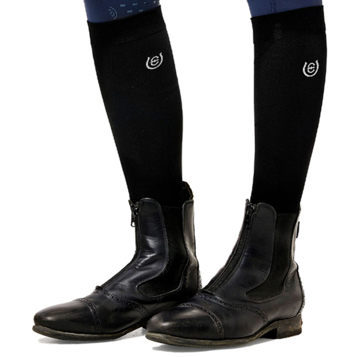 Chaussettes d'équitation ES Ultra Light Black dans le groupe Vêtements d'équitation / Chaussettes chez Equinest (734020643939BA)