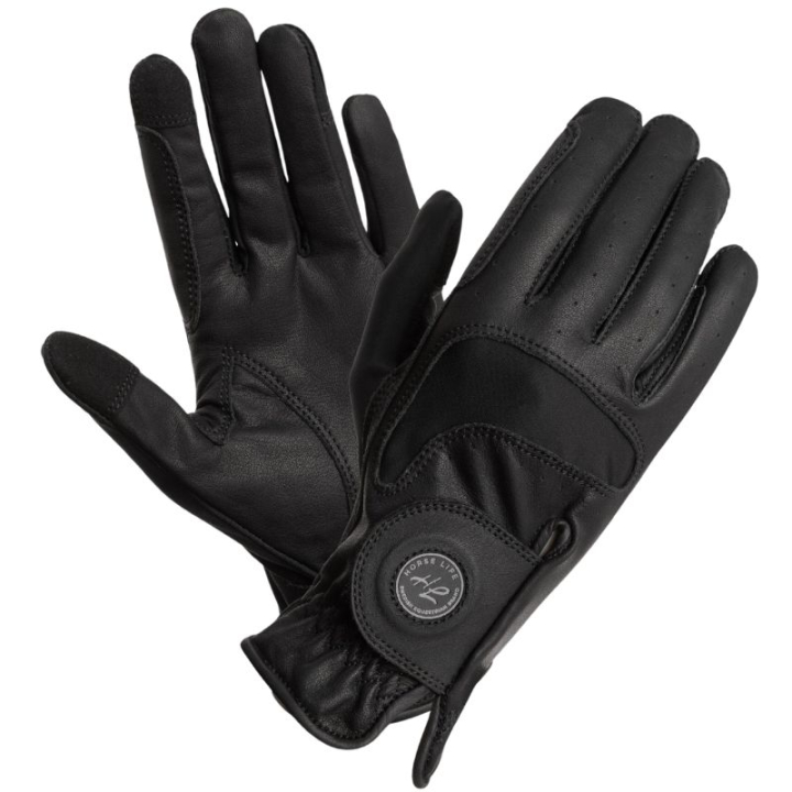 Gants d'équitation Flexible Grip Vent Noir dans le groupe Vêtements d'équitation / Gants chez Equinest (744711BA_r)