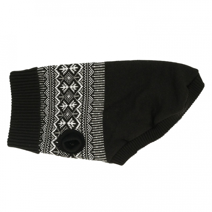 Pull pour chien Iselin Noir 20cm dans le groupe Chien / Manteaux et pulls pour chien chez Equinest (758937BA)